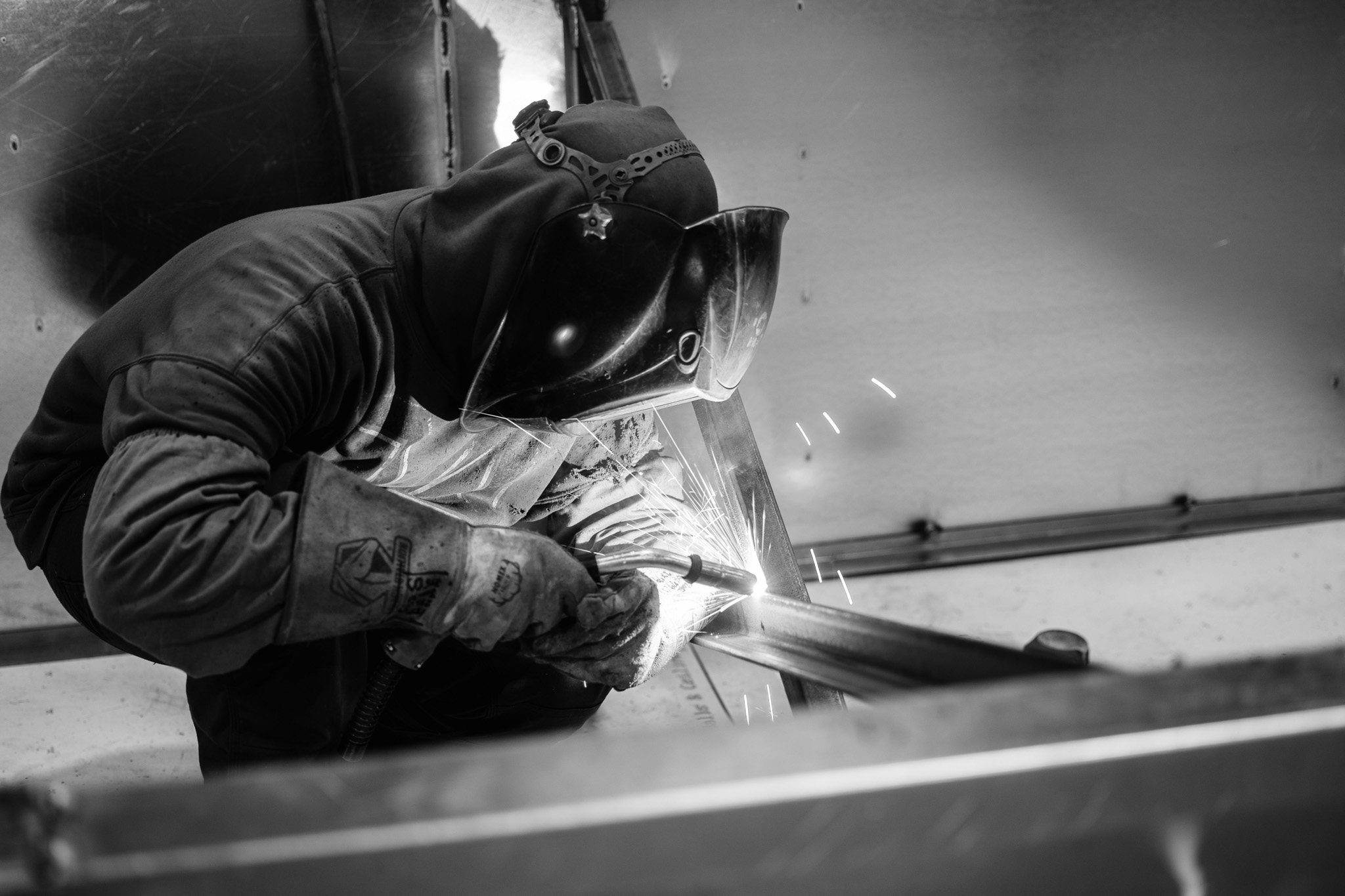 CDI welder manufacturing a curb